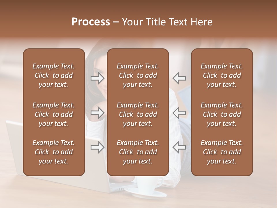 Haare Mobil Ausstrahlung PowerPoint Template