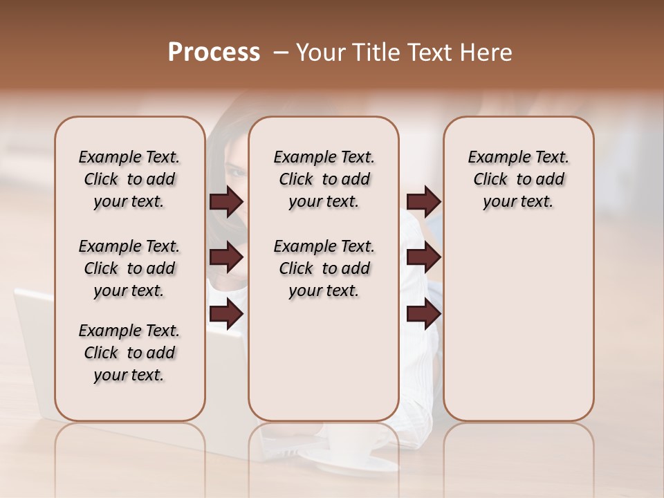 Haare Mobil Ausstrahlung PowerPoint Template