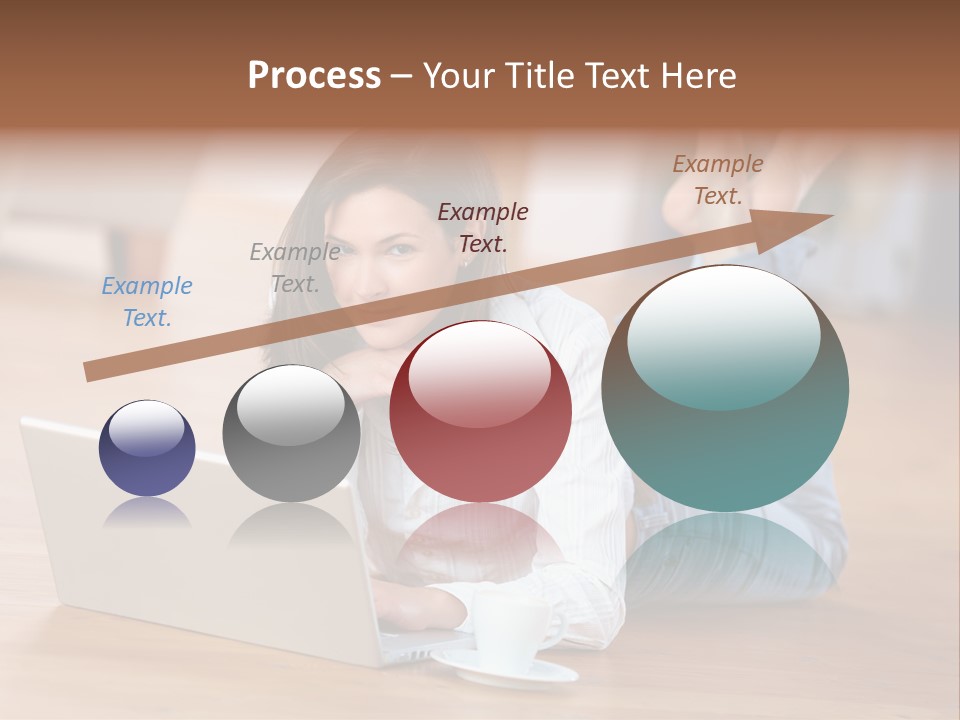 Haare Mobil Ausstrahlung PowerPoint Template