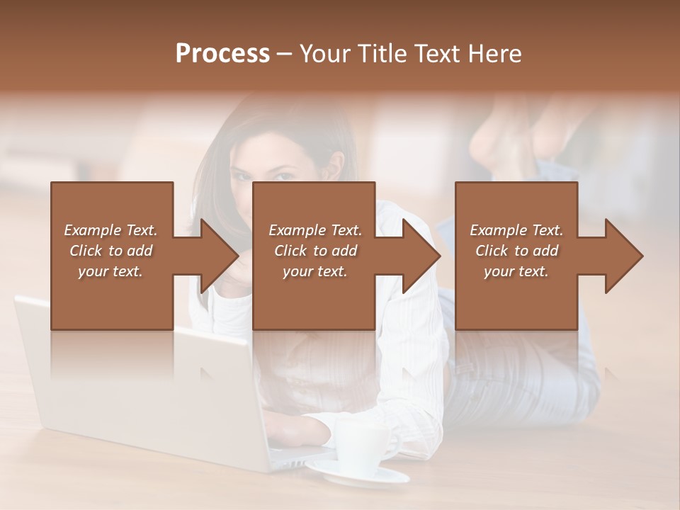 Haare Mobil Ausstrahlung PowerPoint Template