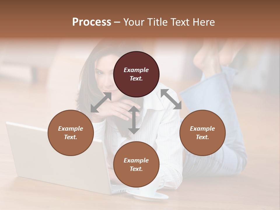 Haare Mobil Ausstrahlung PowerPoint Template