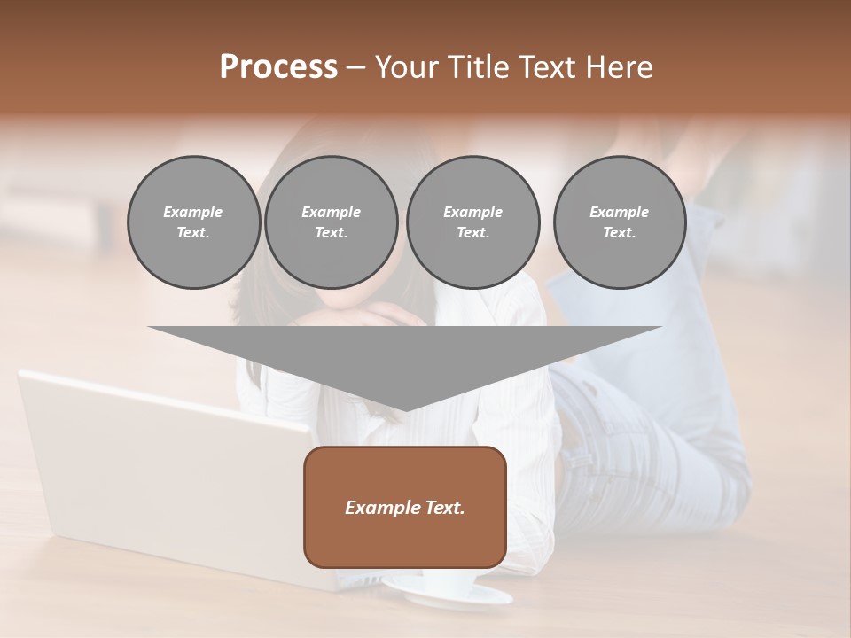 Haare Mobil Ausstrahlung PowerPoint Template