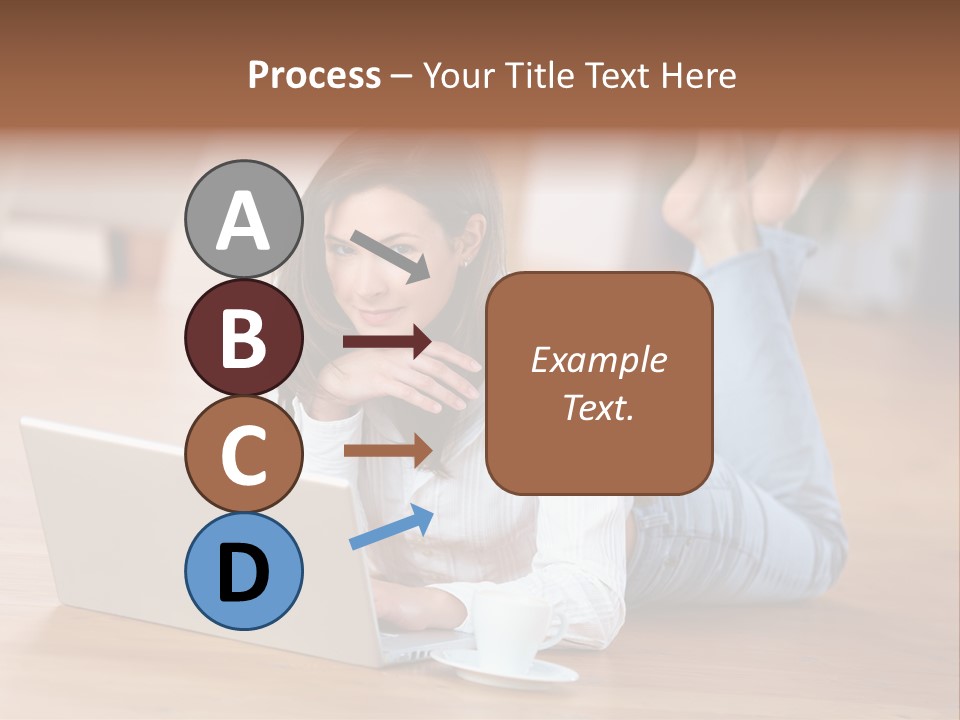 Haare Mobil Ausstrahlung PowerPoint Template