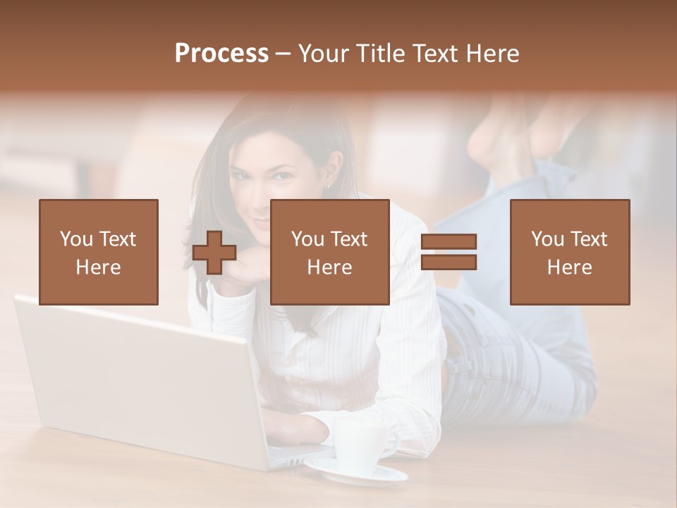 Haare Mobil Ausstrahlung PowerPoint Template