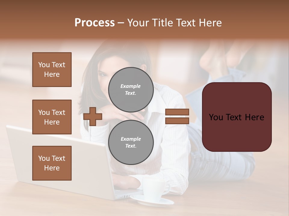 Haare Mobil Ausstrahlung PowerPoint Template