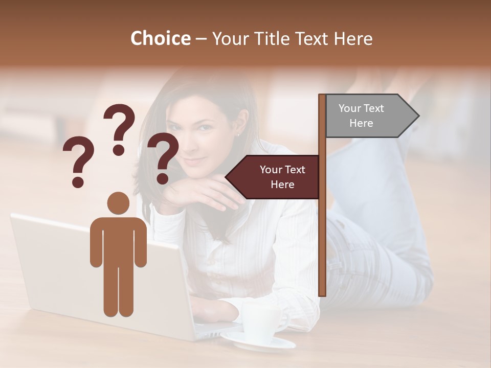 Haare Mobil Ausstrahlung PowerPoint Template