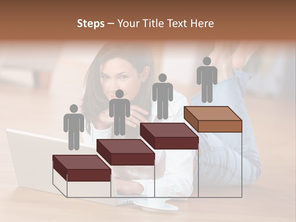 Haare Mobil Ausstrahlung PowerPoint Template