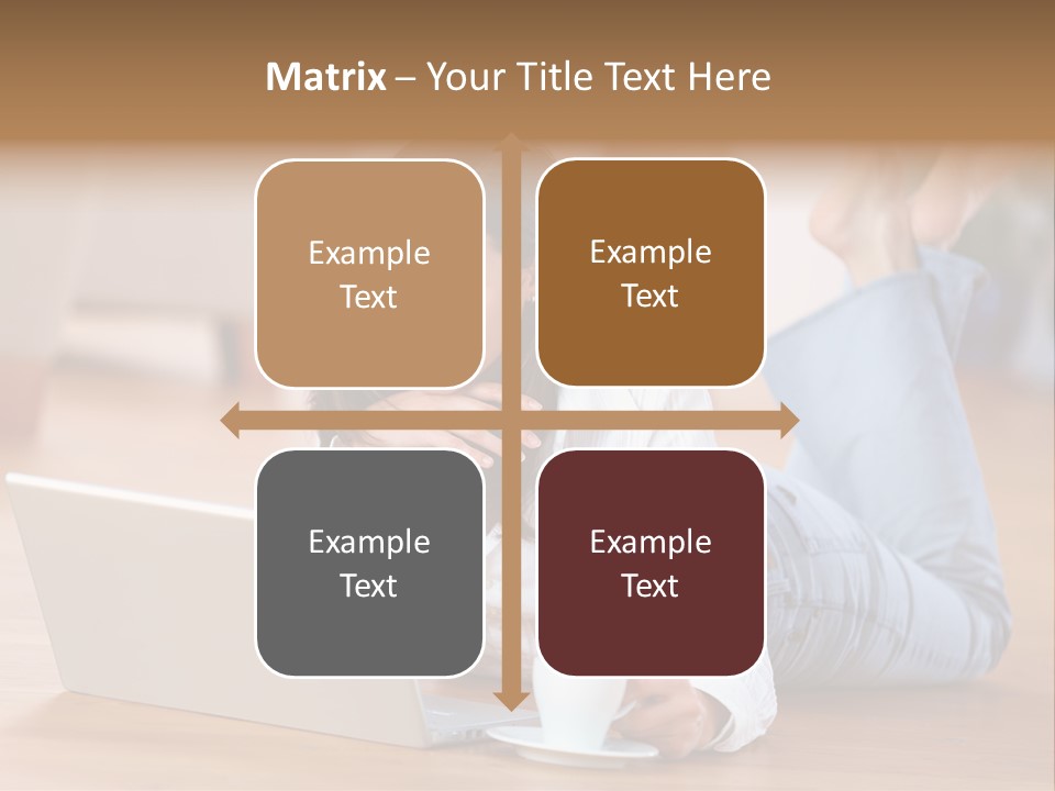 Chatten Bluse Frau PowerPoint Template