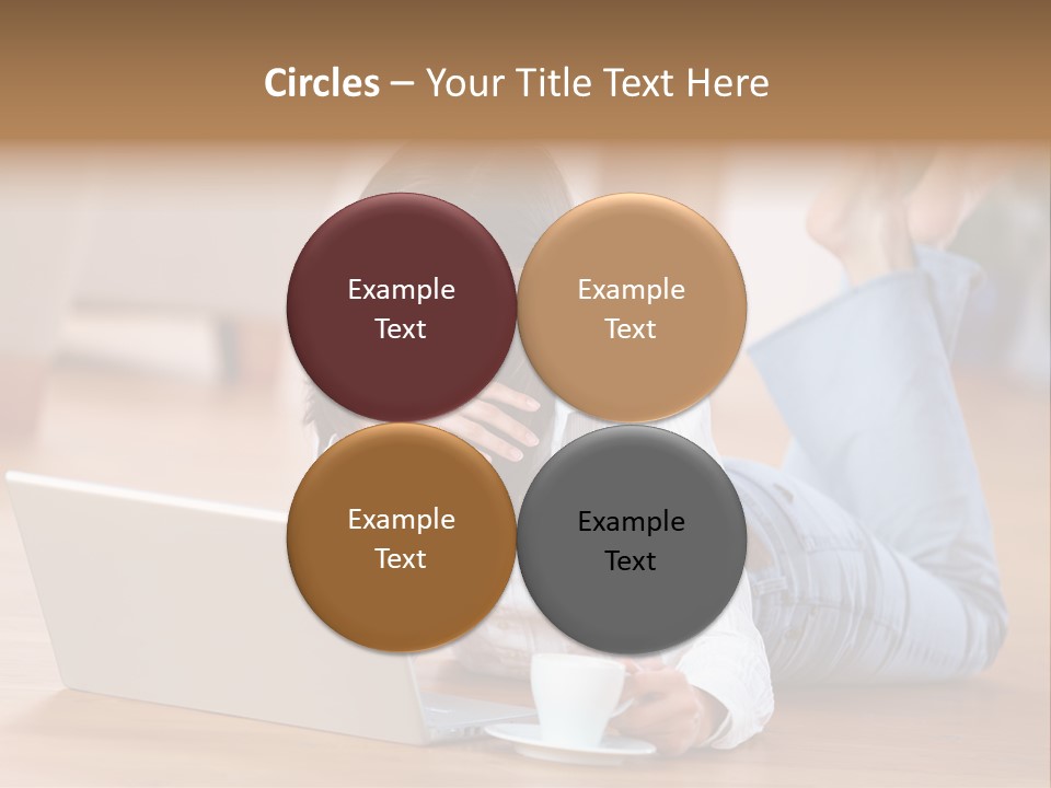 Chatten Bluse Frau PowerPoint Template