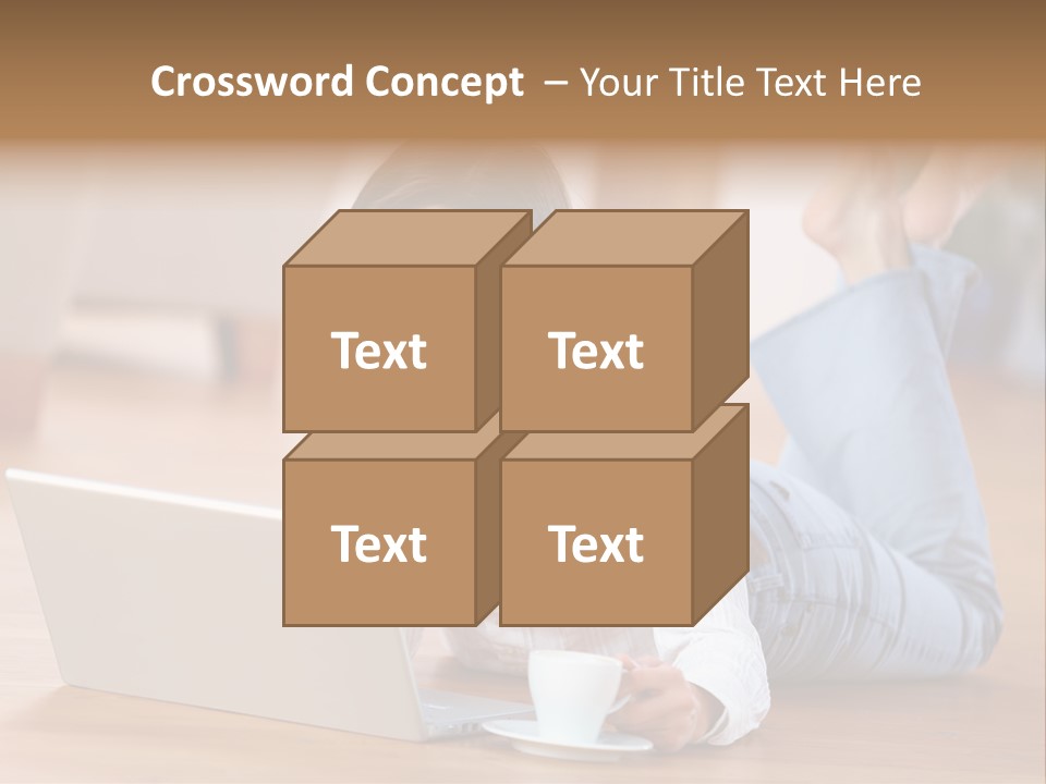 Chatten Bluse Frau PowerPoint Template