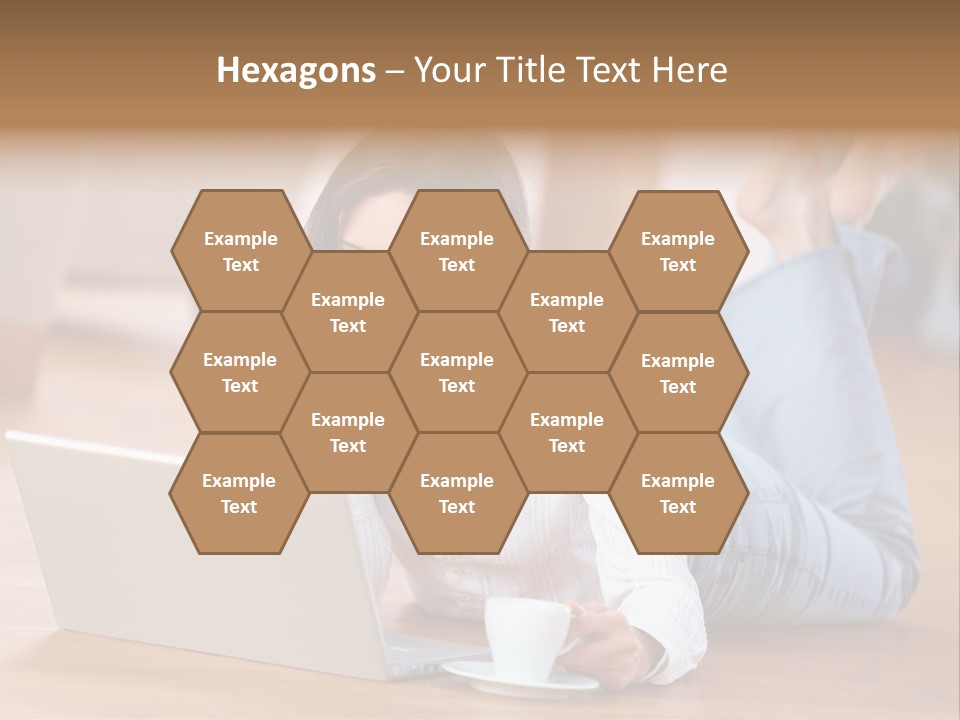 Chatten Bluse Frau PowerPoint Template