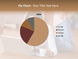 Chatten Bluse Frau PowerPoint Template