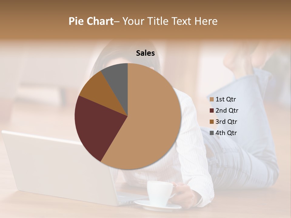 Chatten Bluse Frau PowerPoint Template