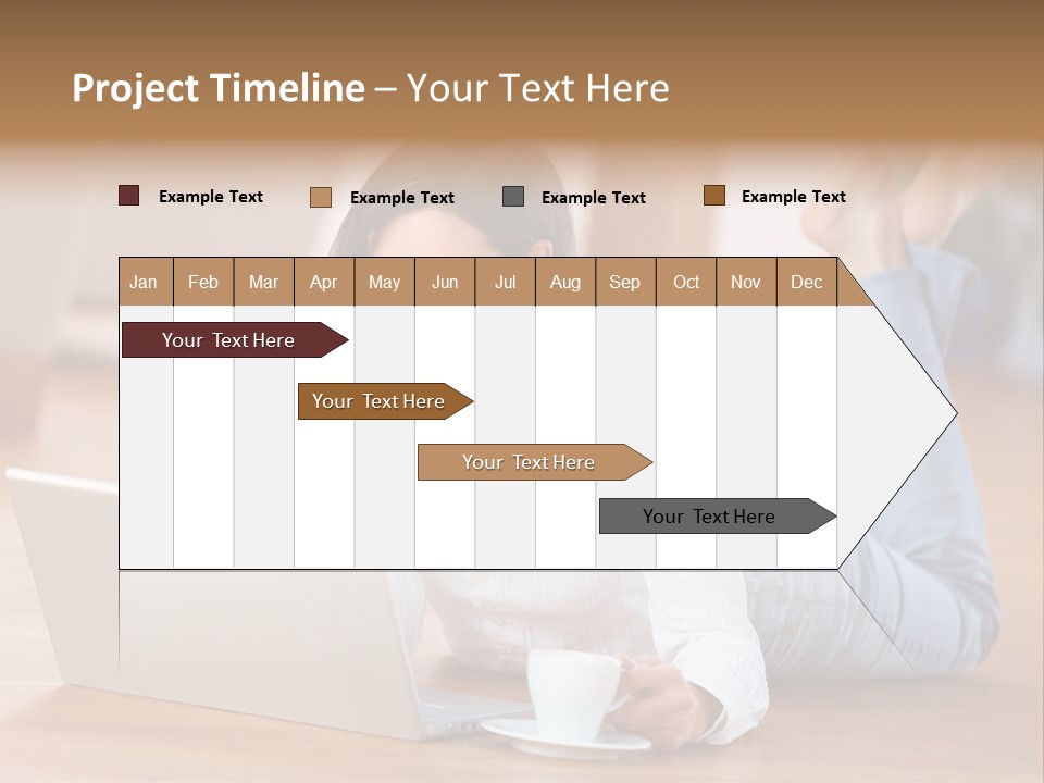 Chatten Bluse Frau PowerPoint Template
