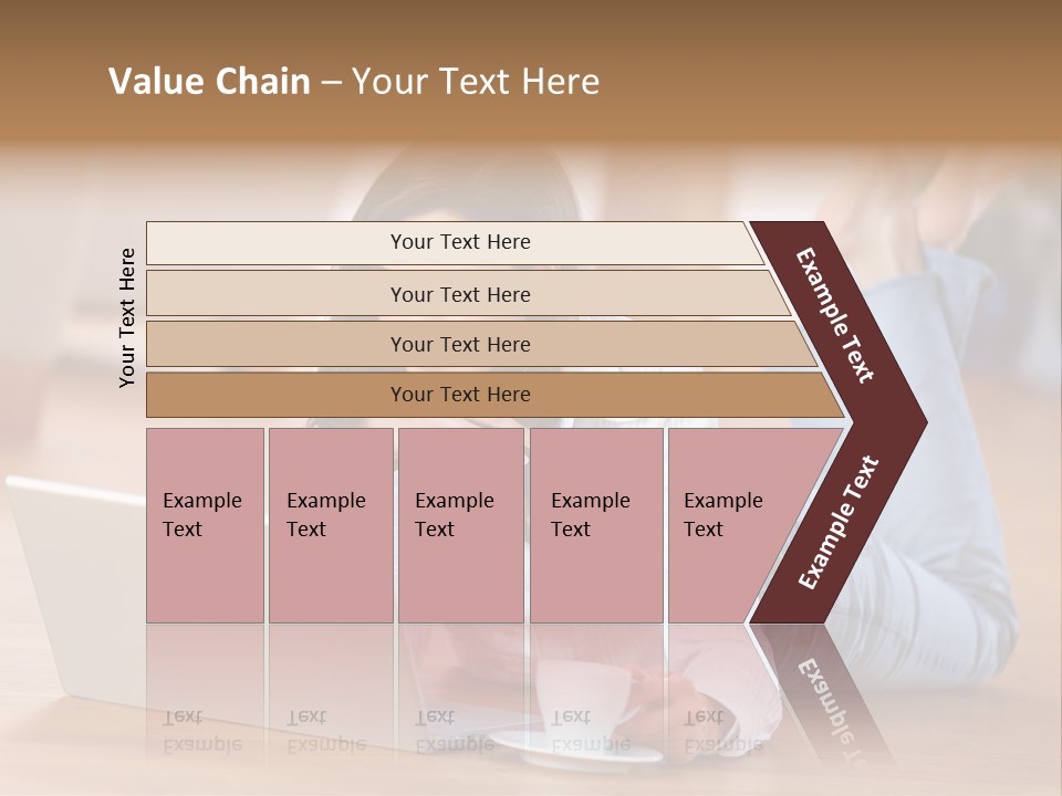 Chatten Bluse Frau PowerPoint Template