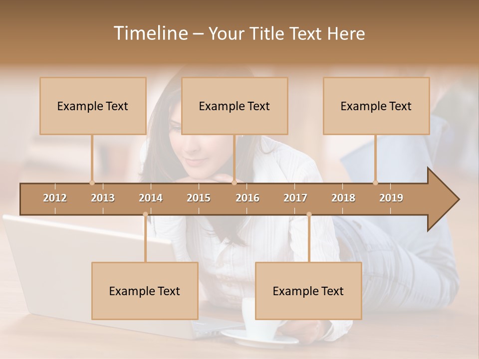 Chatten Bluse Frau PowerPoint Template