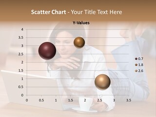 Chatten Bluse Frau PowerPoint Template