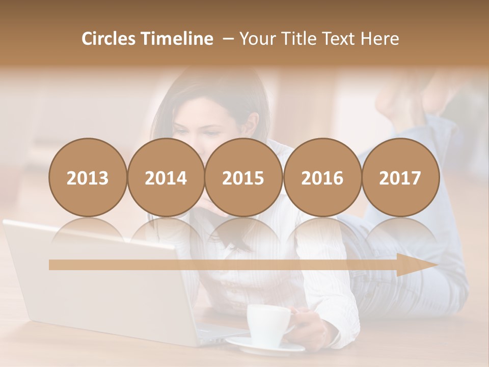Chatten Bluse Frau PowerPoint Template