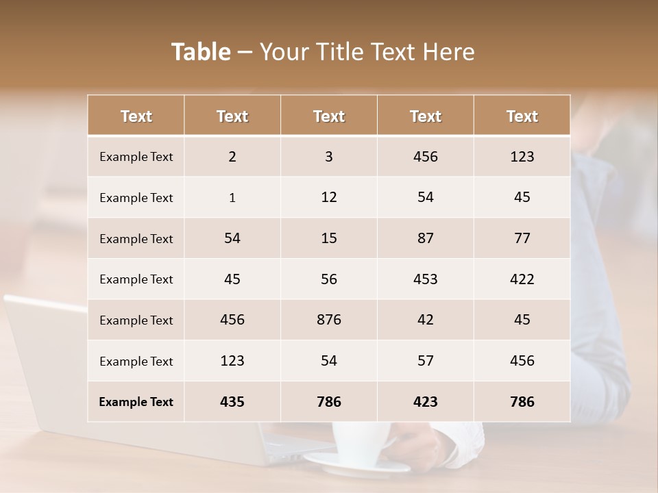 Chatten Bluse Frau PowerPoint Template