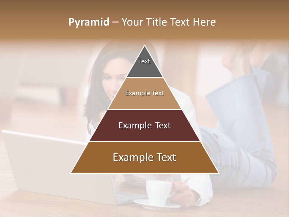 Chatten Bluse Frau PowerPoint Template