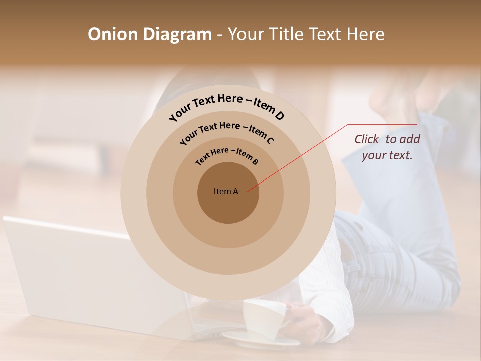 Chatten Bluse Frau PowerPoint Template