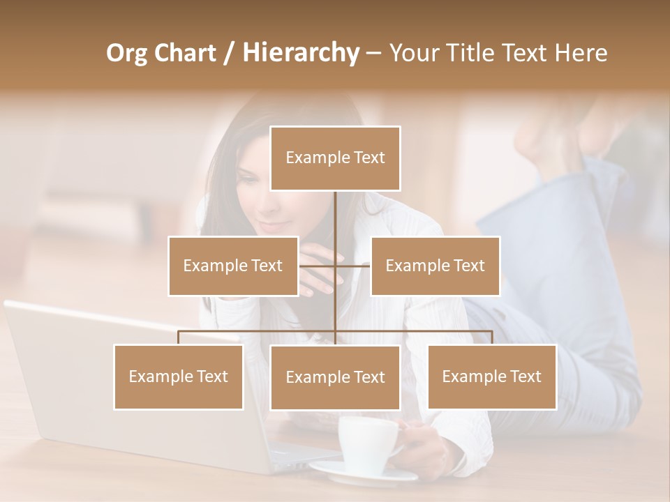 Chatten Bluse Frau PowerPoint Template