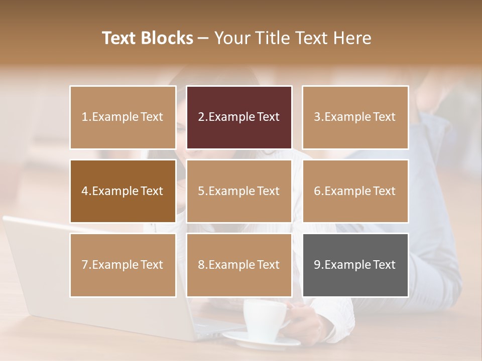 Chatten Bluse Frau PowerPoint Template
