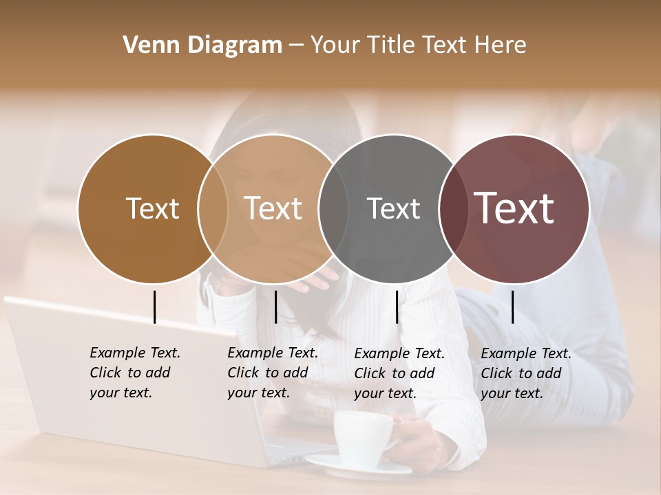 Chatten Bluse Frau PowerPoint Template