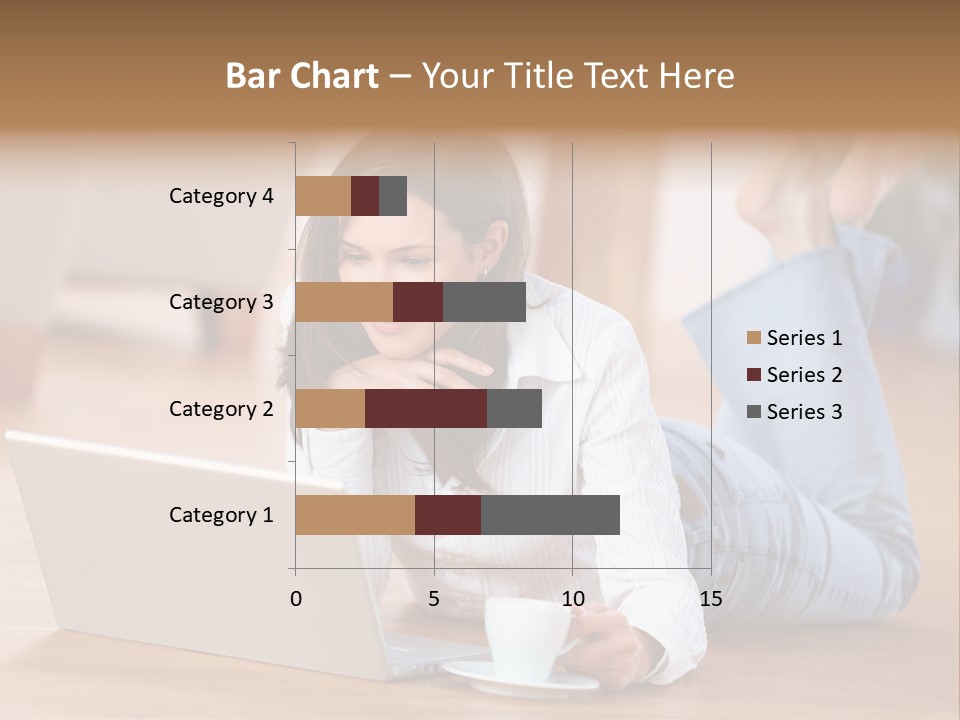 Chatten Bluse Frau PowerPoint Template