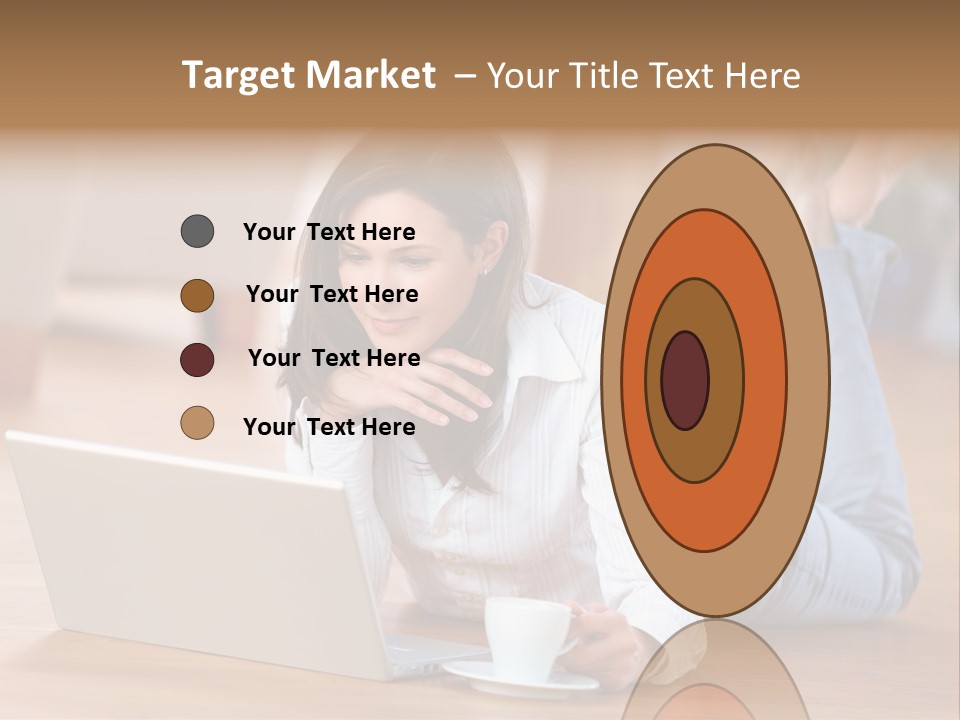 Chatten Bluse Frau PowerPoint Template
