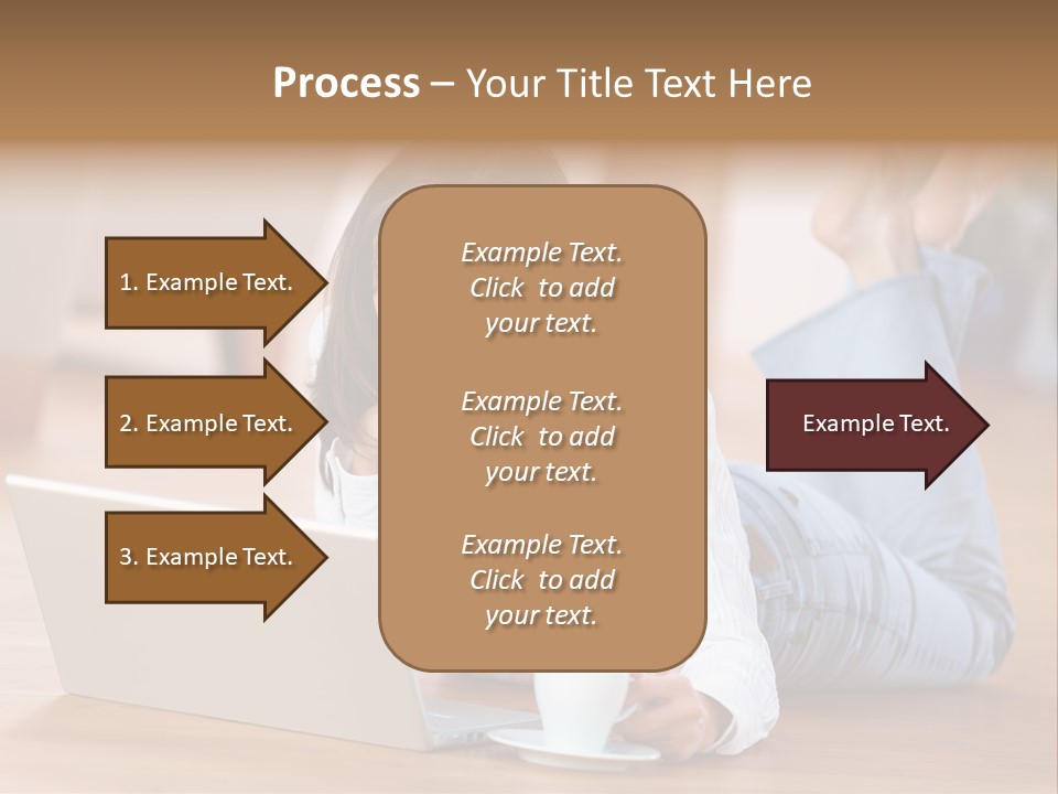Chatten Bluse Frau PowerPoint Template