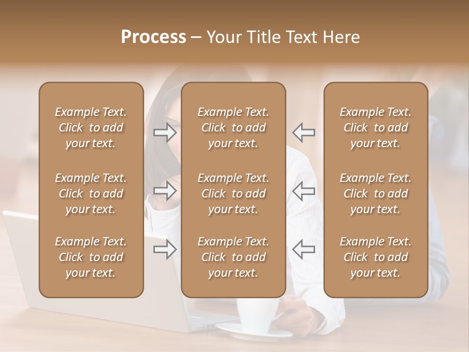 Chatten Bluse Frau PowerPoint Template