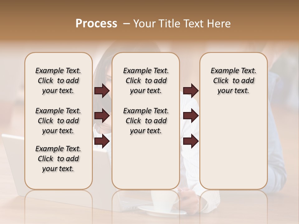 Chatten Bluse Frau PowerPoint Template