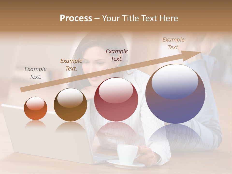 Chatten Bluse Frau PowerPoint Template