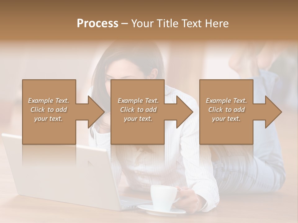 Chatten Bluse Frau PowerPoint Template
