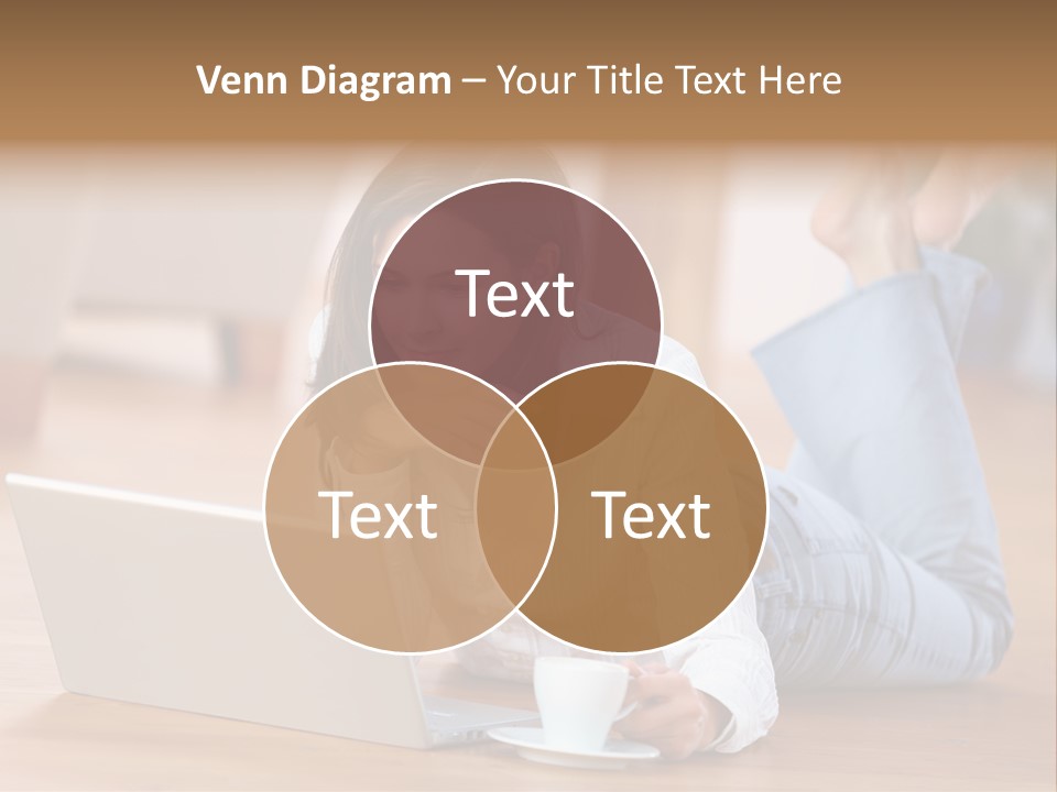 Chatten Bluse Frau PowerPoint Template