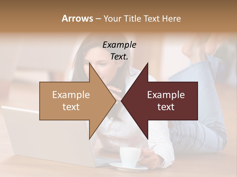 Chatten Bluse Frau PowerPoint Template