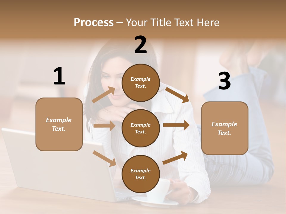 Chatten Bluse Frau PowerPoint Template