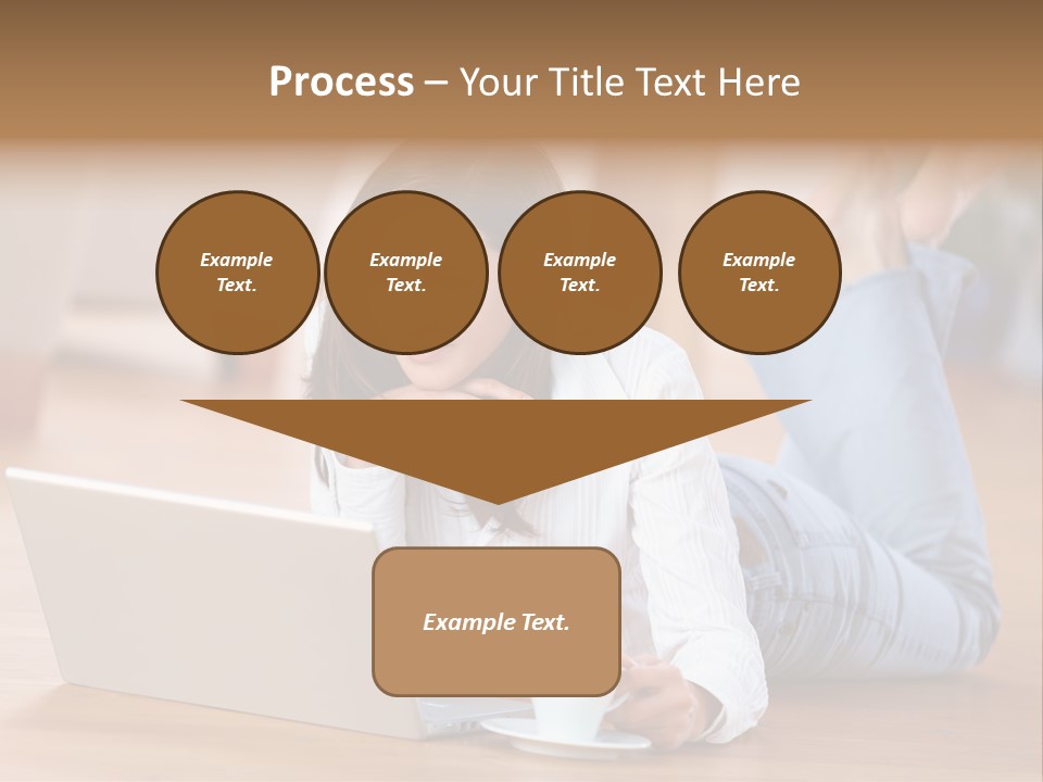 Chatten Bluse Frau PowerPoint Template