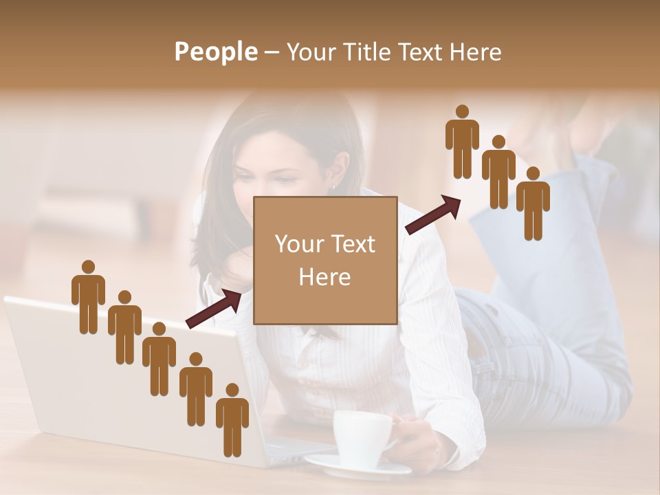 Chatten Bluse Frau PowerPoint Template
