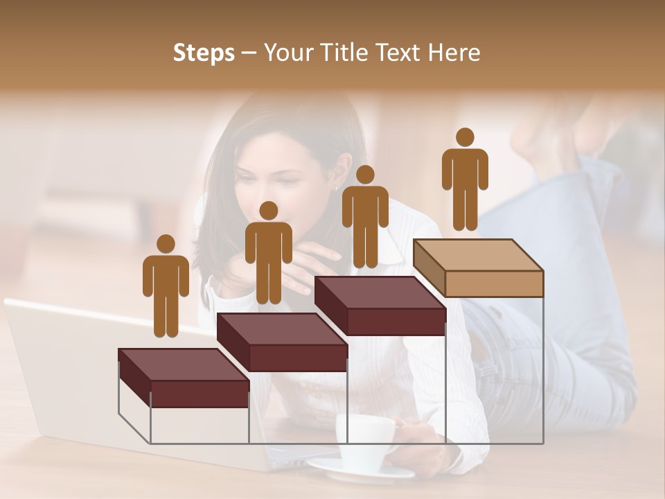 Chatten Bluse Frau PowerPoint Template