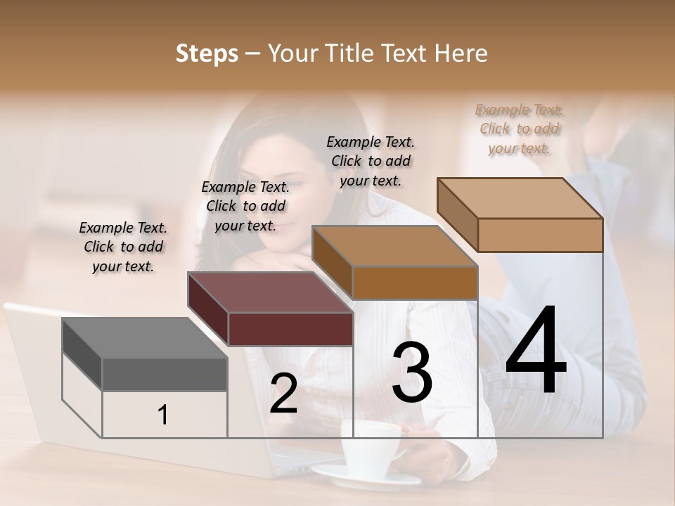 Chatten Bluse Frau PowerPoint Template