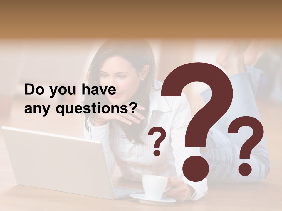 Chatten Bluse Frau PowerPoint Template