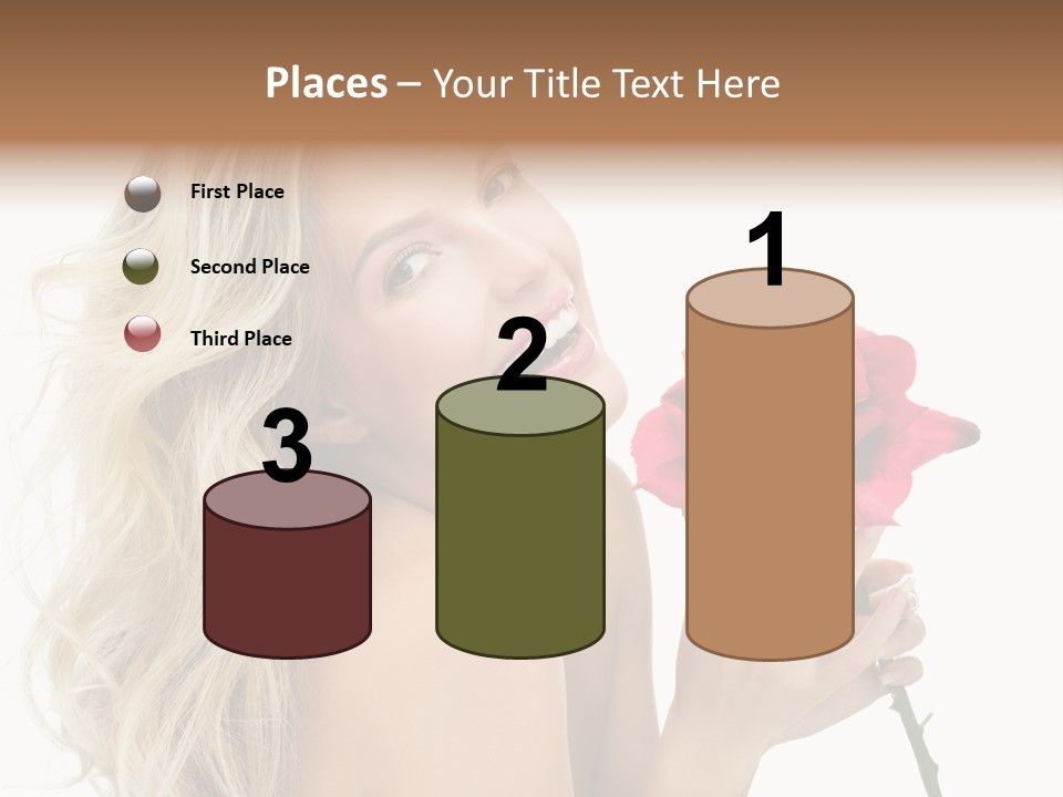 Toothy Smile White Hands PowerPoint Template