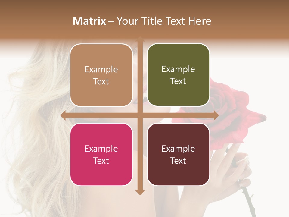 Toothy Smile White Hands PowerPoint Template