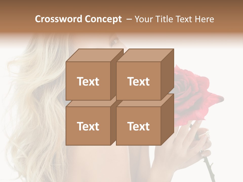 Toothy Smile White Hands PowerPoint Template