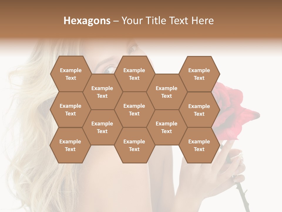 Toothy Smile White Hands PowerPoint Template