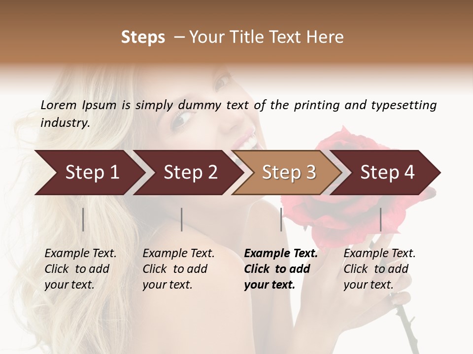 Toothy Smile White Hands PowerPoint Template