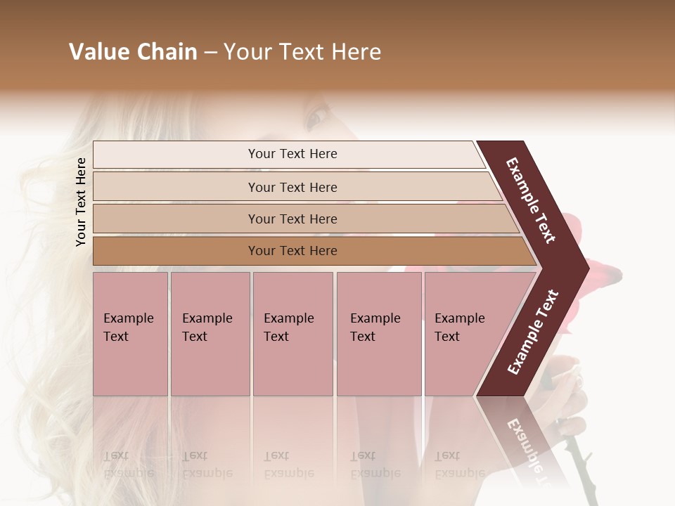 Toothy Smile White Hands PowerPoint Template