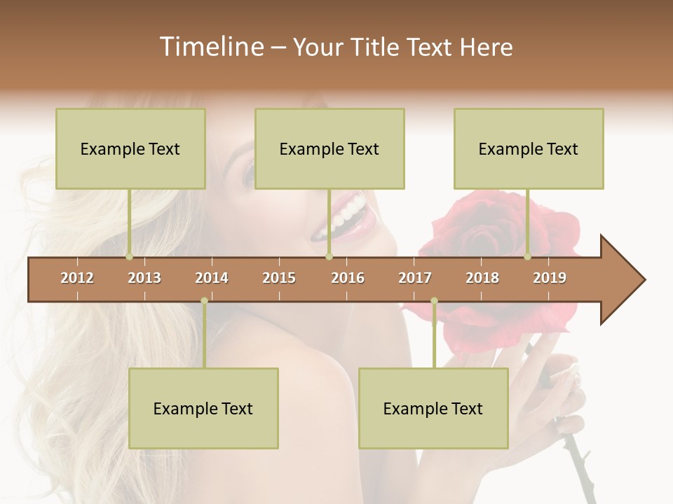 Toothy Smile White Hands PowerPoint Template